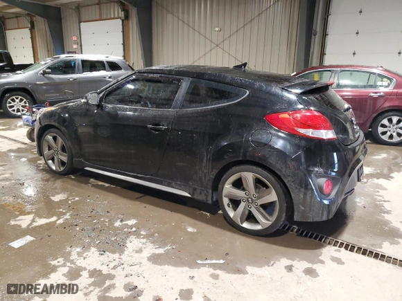 2014 Hyundai Veloster Turbo with VIN KMHTC6AE8EU182785, listed as a Copart auction lot 41662745 with 89,228 mi miles and Clean Title. Bid and sale history available at carsss.com. Image 2.