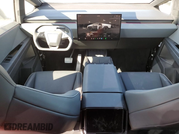 2024 Tesla Cybertruck with VIN 7G2CEHEDXRA051815, listed as a Copart auction lot 45300515 with 6,443 mi miles and Salvage Title. Bid and sale history available at carsss.com. Image 8.