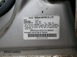 2002 Infiniti I35 Luxury z VIN JNKDA31A02T018859, wystawiony jako Copart lot #77074744 z przebiegiem Nie podano mil oraz Szkoda całkowita • Salvage title. Historia ofert i sprzedaży dostępna na DreamBid. Obrazek 12.