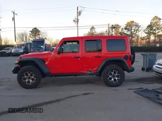 2022 Jeep Wrangler Unlimited Rubicon with VIN 1C4HJXFN4NW261809, listed as a IAAI auction lot 41459519 with 30,422 mi miles and . Bid and sale history available at DreamBid. Image 14.