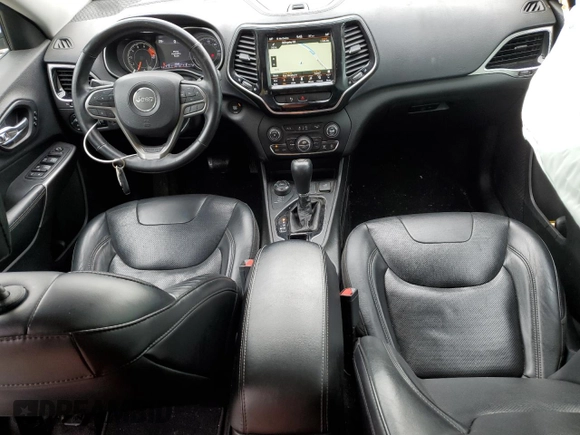 2019 Jeep Cherokee Limited with VIN 1C4PJMDX9KD158035, listed as a Copart auction lot 52871525 with 97,543 mi miles and Salvage Title. Bid and sale history available at DreamBid. Image 8.