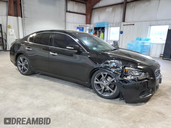 2013 Nissan Maxima S z VIN 1N4AA5AP9DC811543, wystawiony jako Copart lot #57460825 z przebiegiem 160 117 mil mil oraz Czysty tytuł • Clean title. Historia ofert i sprzedaży dostępna na DreamBid. Obrazek 4.