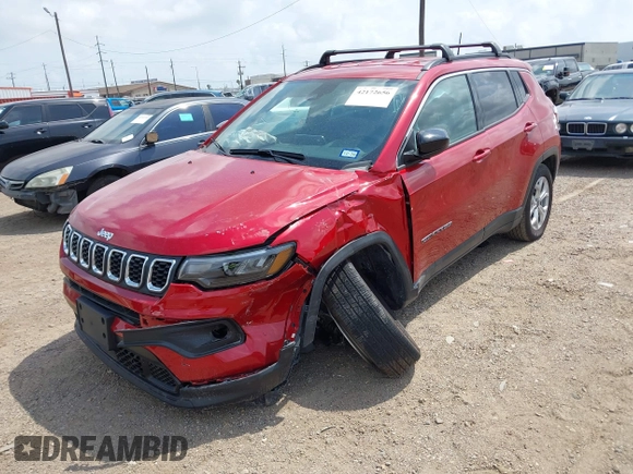 2025 Jeep Compass Latitude с VIN 3C4NJDBN8ST515983, выставлен на аукционе IAAI как лот 42172656 с пробегом 2 836 миль миль и . История ставок и продаж доступна на DreamBid. Изображение 17.