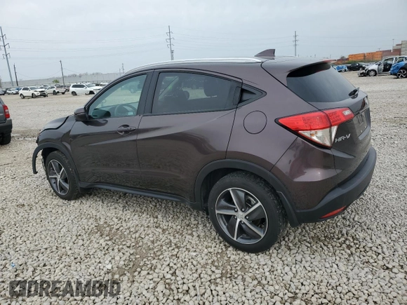 2022 Honda HR-V EX with VIN 3CZRU6H5XNM721391, listed as a Copart auction lot 52780175 with 26,533 mi miles and Salvage Title. Bid and sale history available at carsss.com. Image 2.