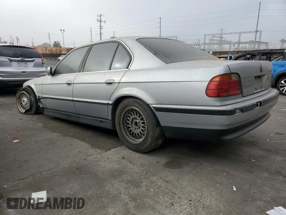 1995 BMW 7 Series 740i with VIN WBAGF6324SDH08566, listed as a Copart auction lot 86074374 with 0 mi miles and Clean Title. Bid and sale history available at carsss.com. Image 2.