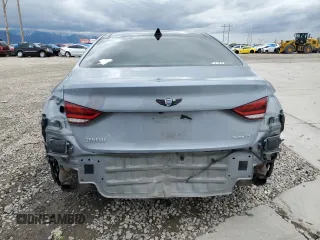 2015 Hyundai Genesis 3.8L with VIN KMHGN4JE8FU062244, listed as a Copart auction lot 52596394 with 132,513 mi miles and Salvage Title. Bid and sale history available at carsss.com. Image 6.