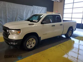 2020 Ram 1500 Tradesman with VIN 1C6SRECG3LN333389, listed as a Copart auction lot 82126174 with 102,655 mi miles and Clean title. Bid and sale history available at DreamBid. Image 1.