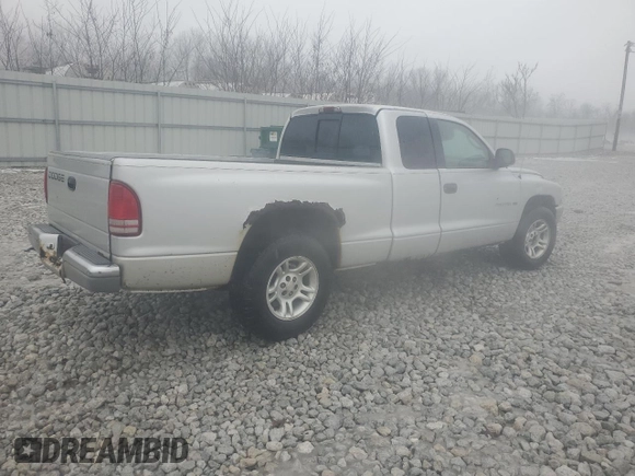 2001 Dodge Dakota with VIN 1B7GL22XX1S313638, listed as a Copart auction lot 43059385 with 114,298 mi miles and Salvage Title. Bid and sale history available at DreamBid. Image 3.