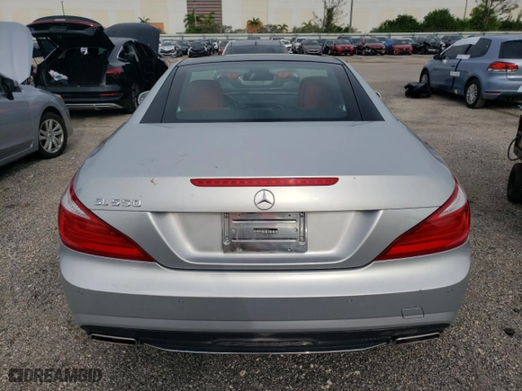 2013 Mercedes-Benz SL-Class SL 550 with VIN WDDJK7DA4DF007827, listed as a Copart auction lot 59263754 with 57,094 mi miles and Salvage Title. Bid and sale history available at carsss.com. Image 6.