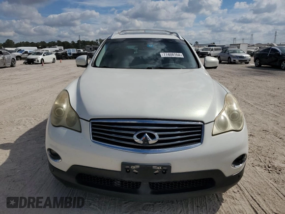 2010 Infiniti EX Journey with VIN JN1AJ0HP4AM701608, listed as a Copart auction lot 77408164 with 132,672 mi miles and Salvage Title. Bid and sale history available at DreamBid. Image 5.