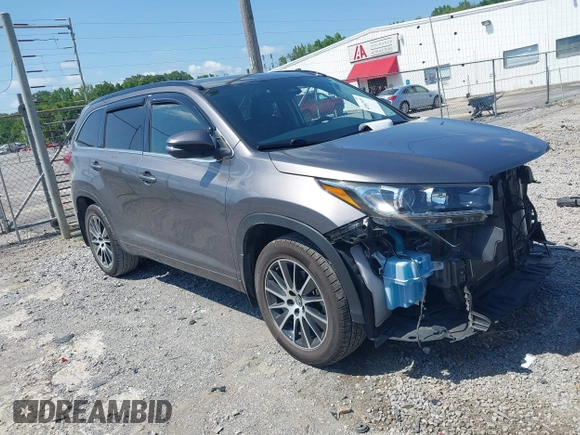 2018 Toyota Highlander SE with VIN 5TDJZRFH1JS895847, listed as a IAAI auction lot 42667973 with 93,876 mi miles and . Bid and sale history available at DreamBid. Image 1.
