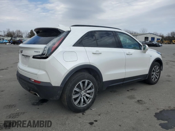 2019 Cadillac XT4 AWD Sport with VIN 1GYFZFR47KF203034, listed as a Copart auction lot 47620715 with 112,937 mi miles and Salvage title. Bid and sale history available at DreamBid. Image 3.