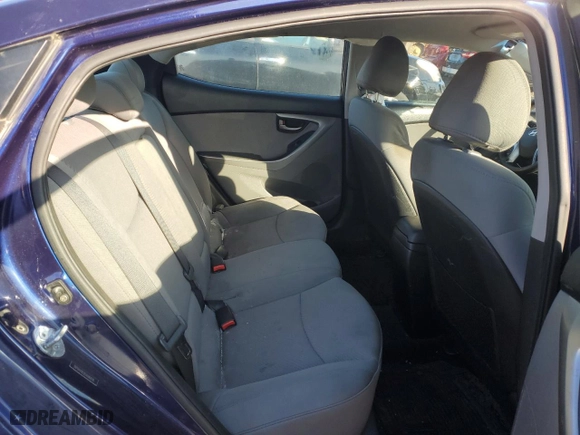 2012 Hyundai Elantra GLS PZEV with VIN 5NPDH4AE0CH096828, listed as a Copart auction lot 51997595 with 184,896 mi miles and Salvage Title. Bid and sale history available at carsss.com. Image 10.