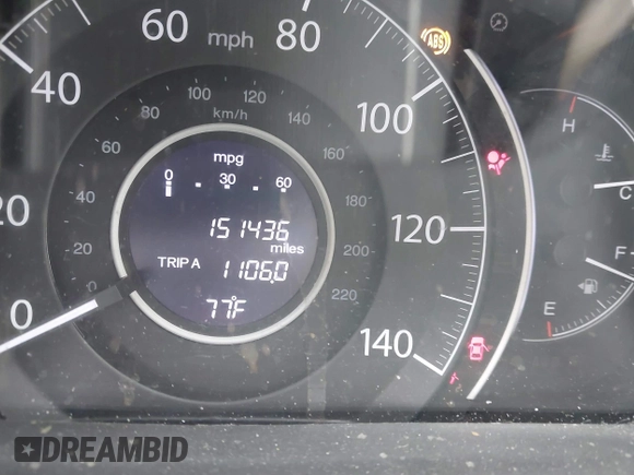 2016 Honda CR-V LX with VIN 5J6RM4H34GL092377, listed as a IAAI auction lot 42155449 with 151,436 mi miles. Bid and sale history available at carsss.com. Image 7.