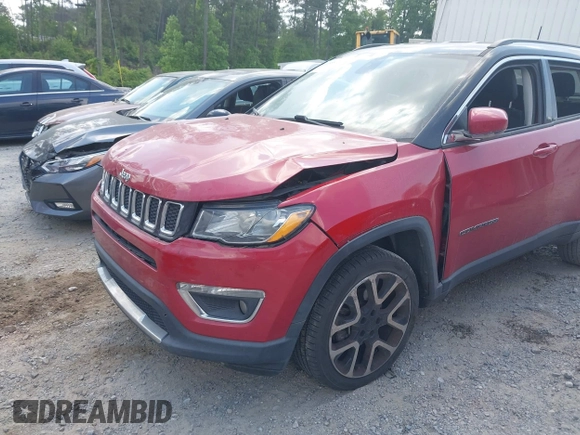 2018 Jeep Compass Limited with VIN 3C4NJDCB6JT254453, listed as a IAAI auction lot 42155892 with 939,333 mi miles and . Bid and sale history available at DreamBid. Image 6.