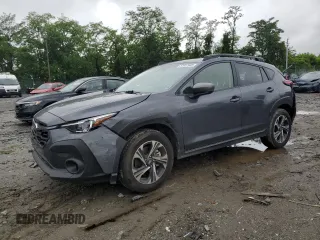 2024 Subaru Crosstrek Premium с VIN JF2GUADCXR8380557, выставлен на аукционе Copart как лот 57637905 с пробегом 8 968 миль миль и Списание • Salvage title. История ставок и продаж доступна на DreamBid. Изображение 1.