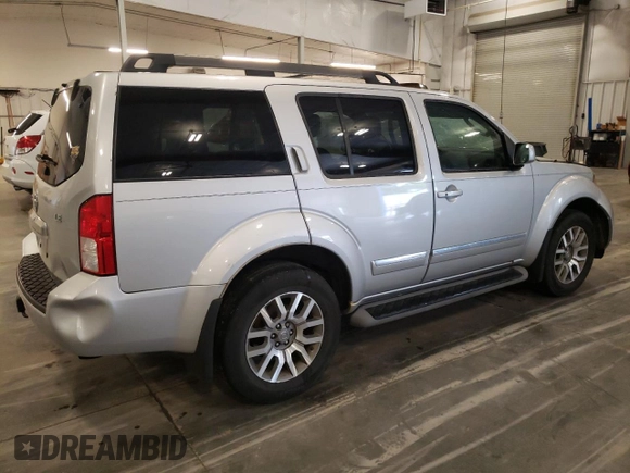 2010 Nissan Pathfinder LE with VIN 5N1AR1NB2AC612478, listed as a Copart auction lot 61053515 with Not provided miles and Non repairable. Bid and sale history available at DreamBid. Image 3.