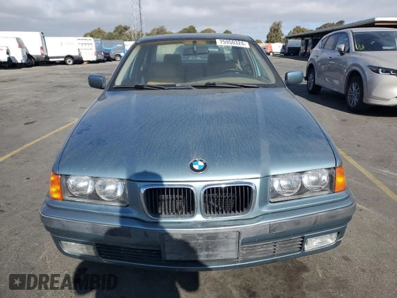 1998 BMW 3 Series 318i with VIN WBACC9322WEE60455, listed as a Copart auction lot 75950324 with 328,714 mi miles and Salvage Title. Bid and sale history available at carsss.com. Image 5.