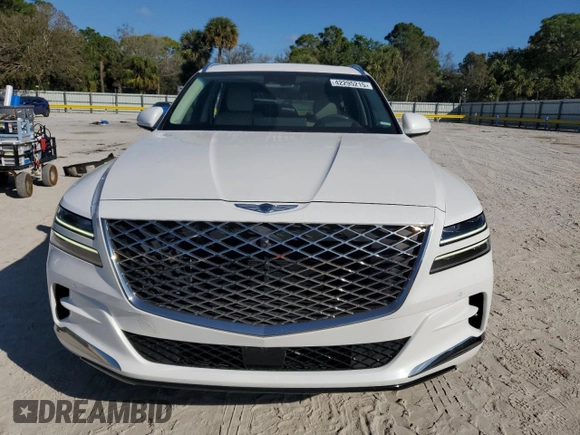 2022 Genesis GV80 z VIN KMUHCESC6NU084580, wystawiony jako Copart lot #42295215 z przebiegiem 45 768 mil mil oraz Szkoda całkowita • Salvage title. Historia ofert i sprzedaży dostępna na DreamBid. Obrazek 5.