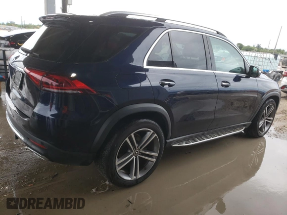2021 Mercedes-Benz GLE 350 with VIN 4JGFB4JB8MA401559, listed as a Copart auction lot 63308195 with 42,685 mi miles and Salvage title. Bid and sale history available at DreamBid. Image 3.