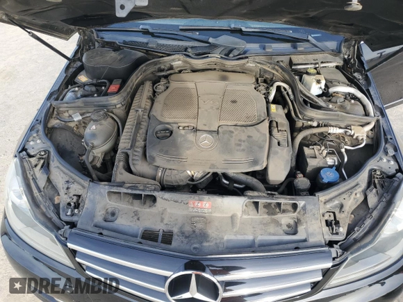 2014 Mercedes-Benz C 300 Sport with VIN WDDGF8AB6EG253744, listed as a Copart auction lot 50181075 with 108,362 mi miles and Salvage Title. Bid and sale history available at DreamBid. Image 12.