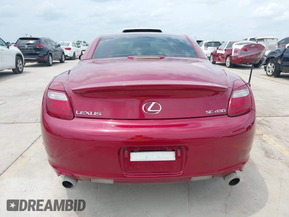 2007 Lexus SC 430 с VIN JTHFN45Y579014658, выставлен на аукционе IAAI как лот 42123530 с пробегом 149 415 миль миль и . История ставок и продаж доступна на DreamBid. Изображение 17.