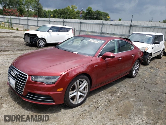 2017 Audi S7 Prestige with VIN WAUW2BFC1HN100914, listed as a Copart auction lot 63792514 with 133,468 mi miles and Salvage Title. Bid and sale history available at carsss.com. Image 1.