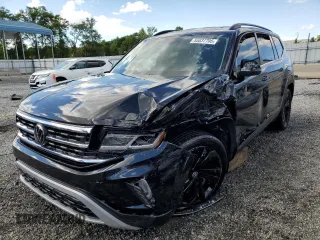 2023 Volkswagen Atlas SE with VIN 1V2HP2CA7PC550740, listed as a Copart auction lot 55837705 with 15,376 mi miles and Salvage title. Bid and sale history available at DreamBid. Image 1.