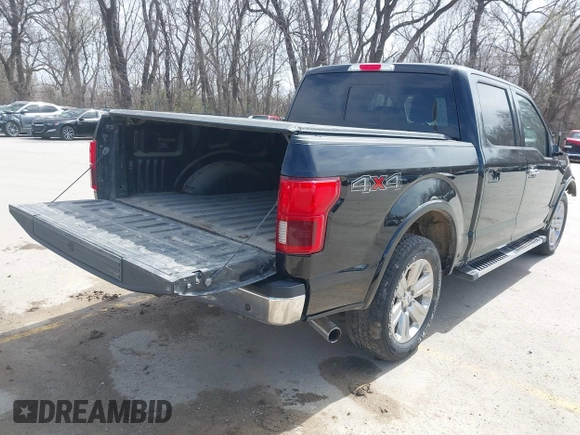 2018 Ford F-150 XL with VIN 1FTEW1EG0JKD41890, listed as a IAAI auction lot 41825869 with 93,218 mi miles. Bid and sale history available at carsss.com. Image 4.