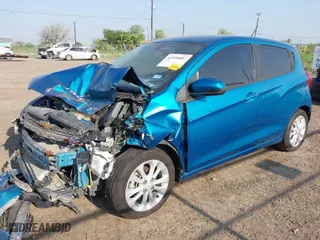 2019 Chevrolet Spark LT with VIN KL8CD6SA9KC728162, listed as a IAAI auction lot 41910687 with 1 mi miles. Bid and sale history available at carsss.com. Image 2.