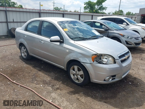 2008 Chevrolet Aveo LT with VIN KL1TG56678B069082, listed as a IAAI auction lot 42314421 with 164,296 mi miles and . Bid and sale history available at DreamBid. Image 1.