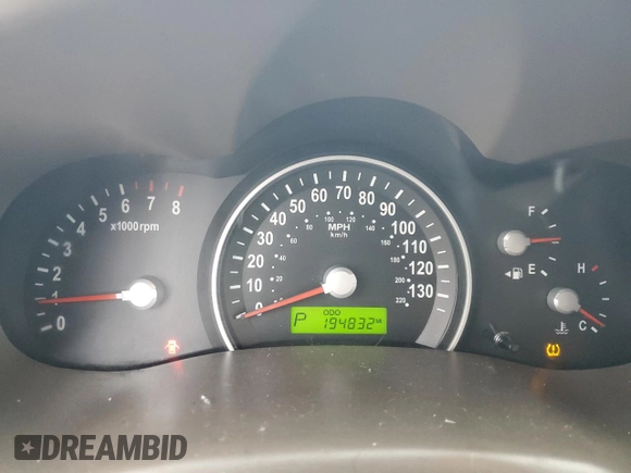 2010 Kia Sedona LX with VIN KNDMG4C30A6346610, listed as a Copart auction lot 86540934 with 194,832 mi miles and Salvage Title. Bid and sale history available at carsss.com. Image 9.