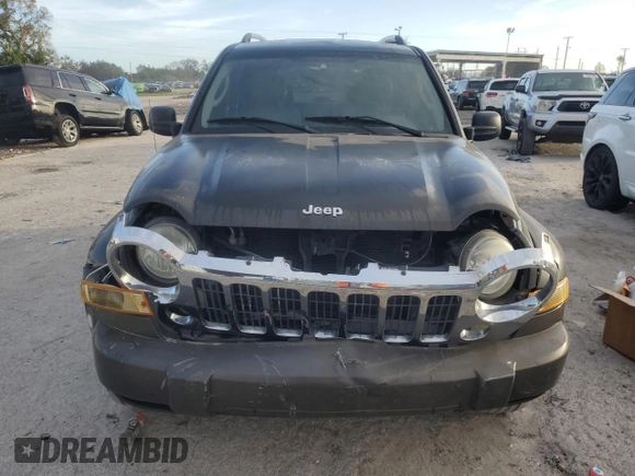 2005 Jeep Liberty Limited with VIN 1J4GK58K65W576962, listed as a Copart auction lot 76725054 with 189,361 mi miles and Salvage Title. Bid and sale history available at carsss.com. Image 5.