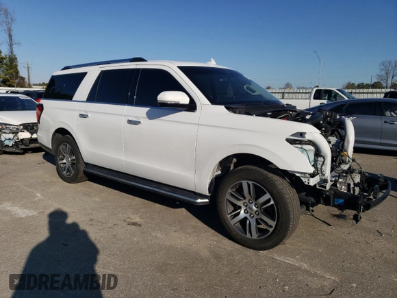 2022 Ford Expedition Max Limited with VIN 1FMJK1KT5NEA26076, listed as a Copart auction lot 43152995 with 80,413 mi miles and Salvage title. Bid and sale history available at DreamBid. Image 4.
