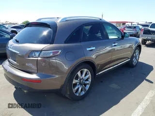2008 Infiniti FX z VIN JNRAS08U18X104201, wystawiony jako IAAI lot #42603588 z przebiegiem 197 977 mil mil oraz . Historia ofert i sprzedaży dostępna na DreamBid. Obrazek 4.