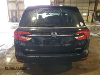 2021 Honda Odyssey Touring with VIN 5FNRL6H84MB009125, listed as a Copart auction lot 58248385 with 55,360 mi miles and Salvage title. Bid and sale history available at DreamBid. Image 6.