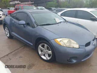 2008 Mitsubishi Eclipse GS with VIN 4A3AK24F78E005409, listed as a IAAI auction lot 41912277 with 143,634 mi miles. Bid and sale history available at carsss.com. Image 1.