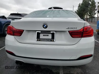 2019 BMW 4 Series 430i with VIN WBA4W3C53KAF91947, listed as a Copart auction lot 43851395 with 47,453 mi miles and Salvage Title. Bid and sale history available at carsss.com. Image 6.