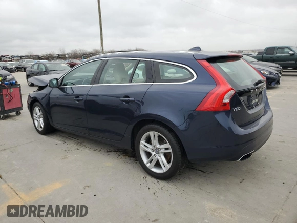 2015 Volvo V60 T5 Drive-E Premier Plus with VIN YV140MECXF1213854, listed as a Copart auction lot 41046234 with Not Provided miles. Bid and sale history available at carsss.com. Image 2.