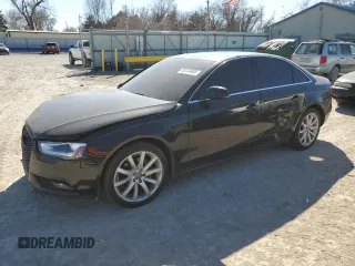 2013 Audi A4 Premium Plus with VIN WAUEFAFL2DN010725, listed as a Copart auction lot 48144805 with 93,943 mi miles and Salvage Title. Bid and sale history available at carsss.com. Image 1.