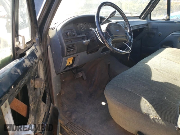 1993 Ford F-250 with VIN 1FTHX26H6PKB45310, listed as a Copart auction lot 76711334 with Not provided miles and Salvage title. Bid and sale history available at DreamBid. Image 8.