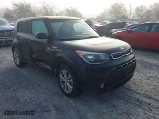 2016 Kia Soul + with VIN KNDJP3A57G7349721, listed as a IAAI auction lot 41881529 with 145,484 mi miles. Bid and sale history available at carsss.com. Image 1.