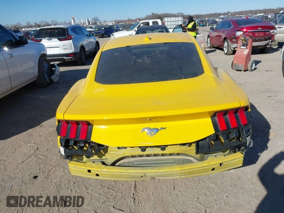 2024 Ford Mustang EcoBoost with VIN 1FA6P8TH4R5132190, listed as a IAAI auction lot 41390659 with 25,873 mi miles and . Bid and sale history available at DreamBid. Image 16.