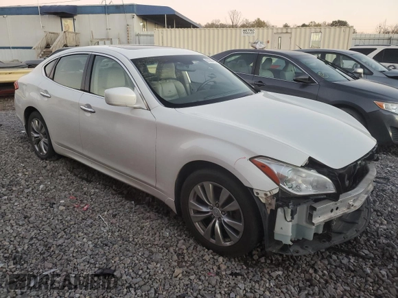 2013 Infiniti M37 with VIN JN1BY1AP8DM513534, listed as a Copart auction lot 81260434 with 222,756 mi miles and Salvage Title. Bid and sale history available at carsss.com. Image 4.