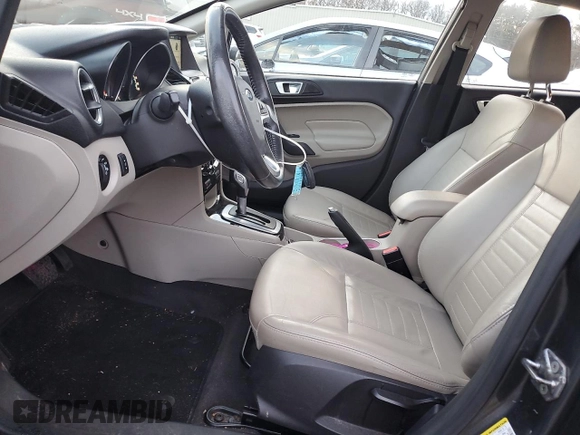 2017 Ford Fiesta Titanium with VIN 3FADP4FJ3HM109507, listed as a Copart auction lot 87182664 with 105,198 mi miles and Salvage Title. Bid and sale history available at DreamBid. Image 7.