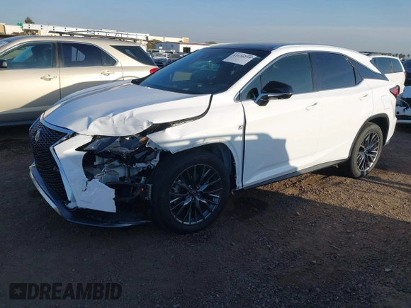 2017 Lexus RX with VIN 2T2BZMCA8HC127537, listed as a IAAI auction lot 41630259 with 37,033 mi miles. Bid and sale history available at carsss.com. Image 18.