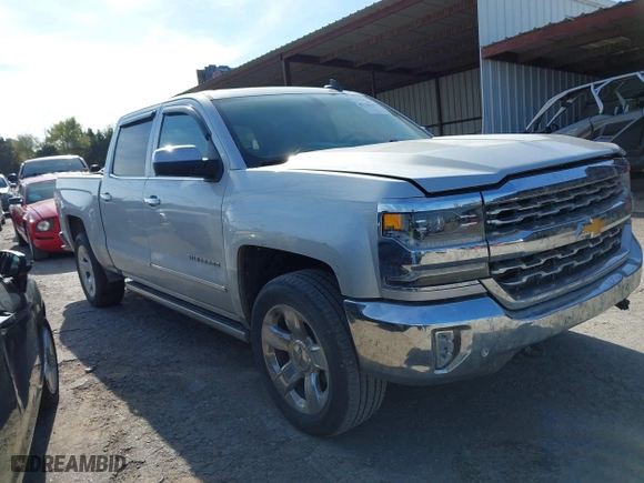 2017 Chevrolet Silverado 1500 LTZ with VIN 3GCUKSEJ9HG307781, listed as a IAAI auction lot 40750197 with 114,358 mi miles. Bid and sale history available at carsss.com. Image 1.