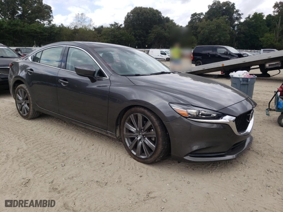2021 Mazda Mazda6 Grand Touring with VIN JM1GL1TY5M1616600, listed as a Copart auction lot 74106154 with 25,812 mi miles and Salvage Title. Bid and sale history available at carsss.com. Image 4.