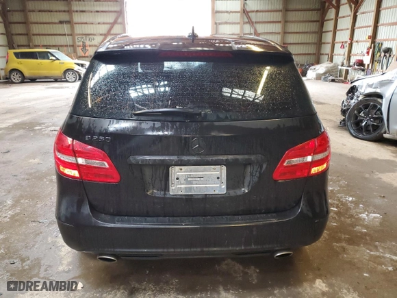2014 Mercedes-Benz B-Class B 250 Sports Tourer with VIN WDDMH4EB2EJ248589, listed as a Copart auction lot 43071585 with 146,652 mi miles and Salvage Title. Bid and sale history available at carsss.com. Image 6.