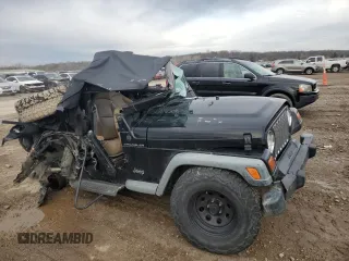 1999 Jeep Wrangler SE with VIN 1J4FY29P7XP484551, listed as a Copart auction lot 86881094 with 0 mi miles and Salvage Title. Bid and sale history available at carsss.com. Image 4.